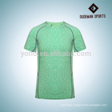 High quality colorful men sport compression shirt with three colors